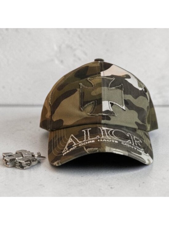 Alice Hollywood Other - New Alice Hollywood Green Split-Camo Atelier Trucker Cap